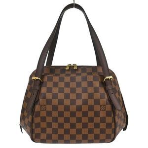 Louis Vuitton Belem Damier Ebene Brown Canvas Shoulder Bag Bag